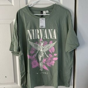 Brand new Green graphic tee